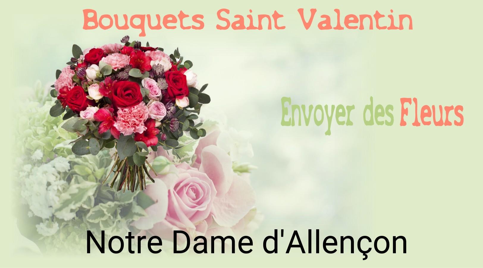 Roses de Saint-Valentin livrées à Notre-Dame-d'Allençon